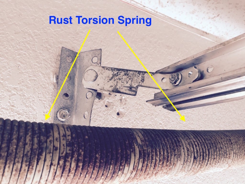 Garage Door Torsion Spring Rust