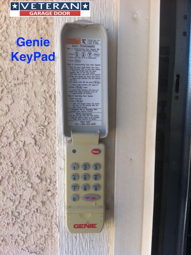 Genie-key-pad