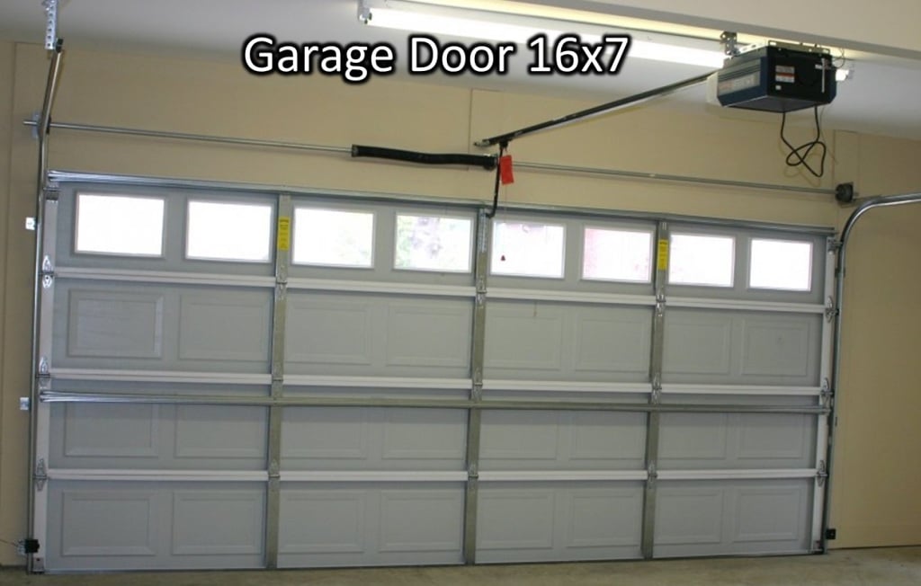 Photo 1 - Standard garage door 16x7 from inside